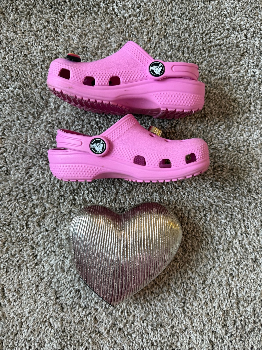 CROCS Kids Pink Classic Clog Sandals